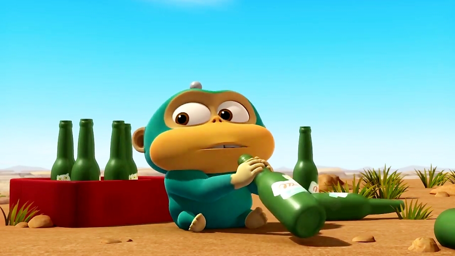 انیمیشن میمون های بیگانه Alien Monkes - قسمت 32